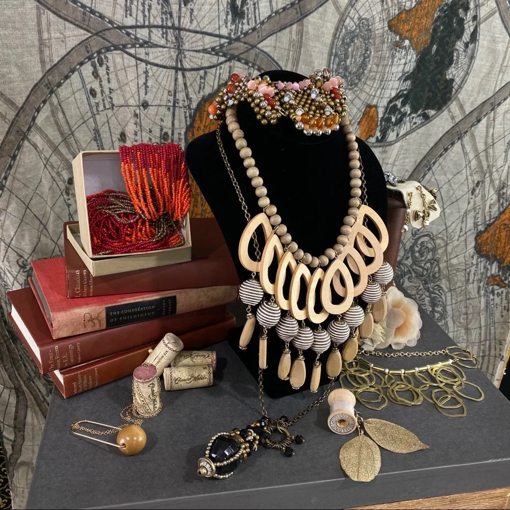 Anthro “Layered Strands Necklace” - Picture 6 of 14